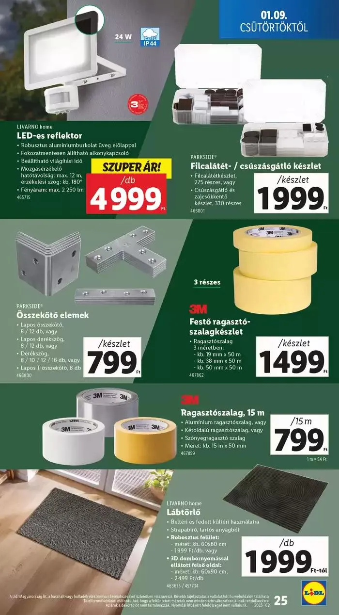 Katalógus Akciós újság – 02. hét január 9.-tól január 15.-ig 2025. - Oldal 25