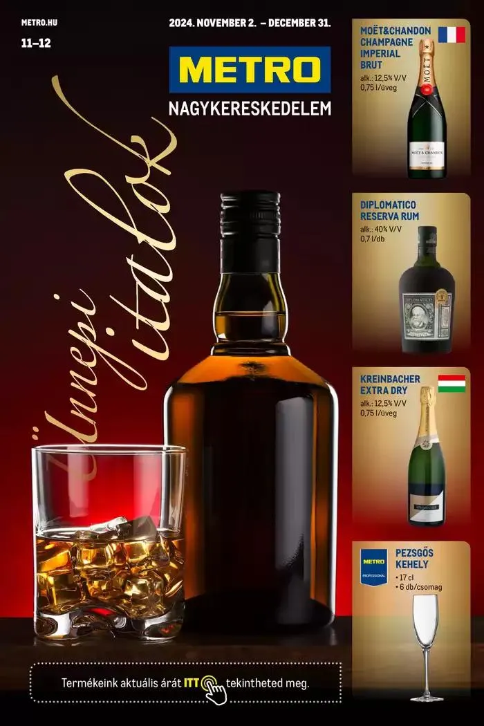 Katalógus Ünnepi Italok katalógus 2024/11-12 november 2.-tól december 31.-ig 2024. - Oldal 1