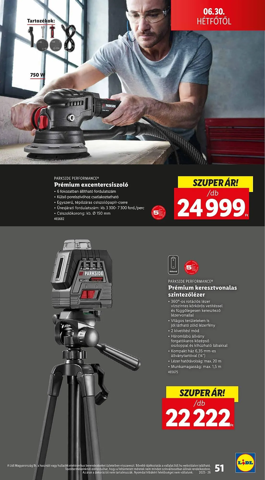 Katalógus Lidl akciós újság június 26.-tól július 2.-ig 2025. - Oldal 51