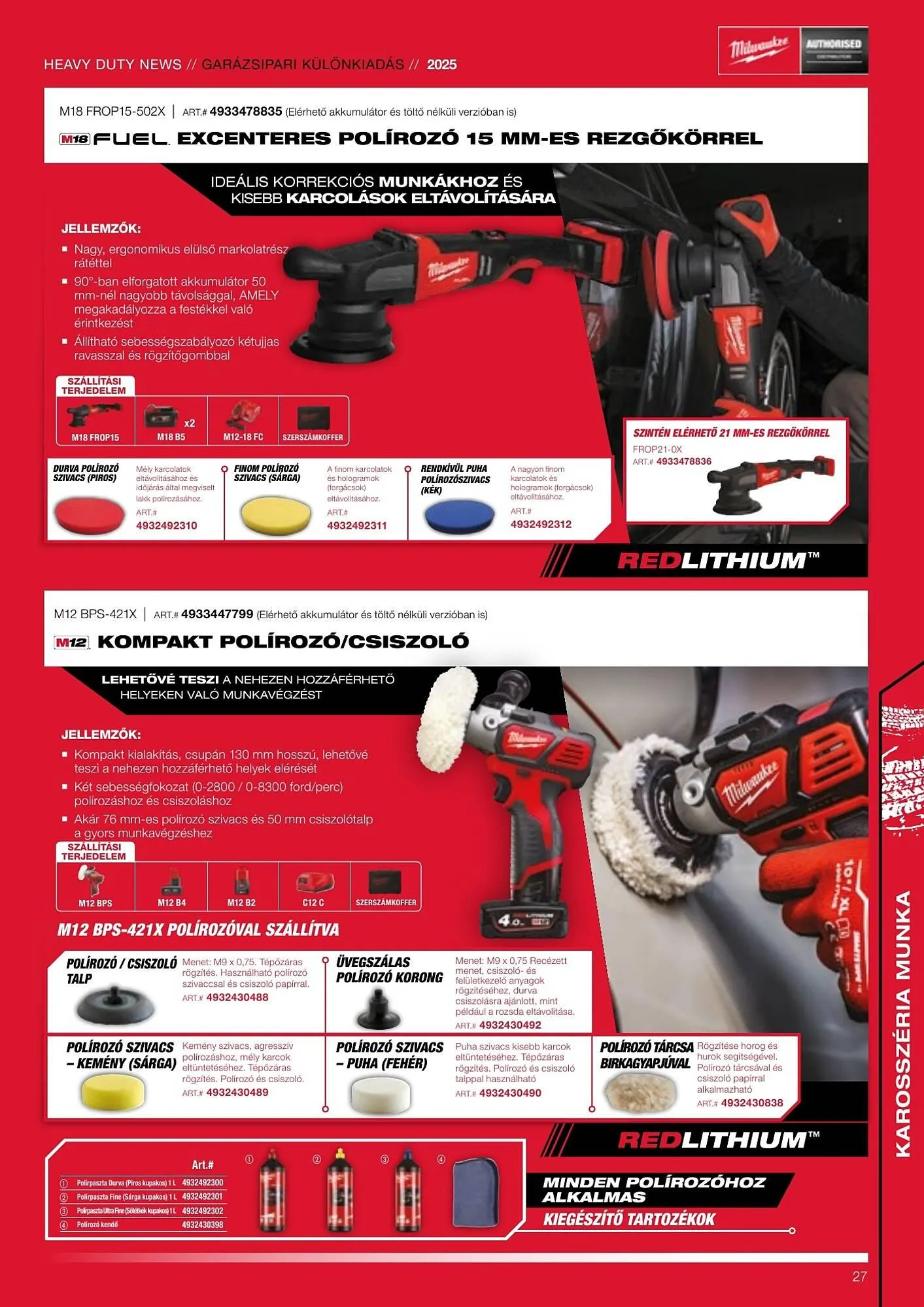Katalógus Milwaukee akciós újság szeptember 16.-tól december 31.-ig 2025. - Oldal 27