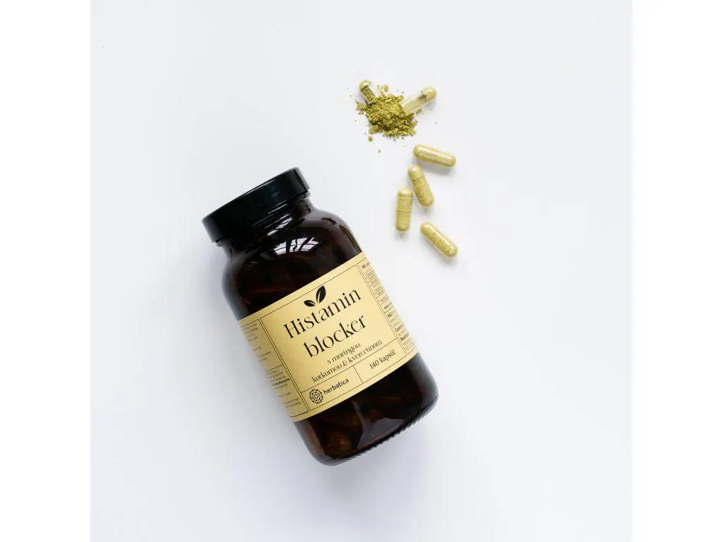 Hisztamin blokkoló moringával, kurkumával és kvercetinnel - 140 kapszula - Herbatica