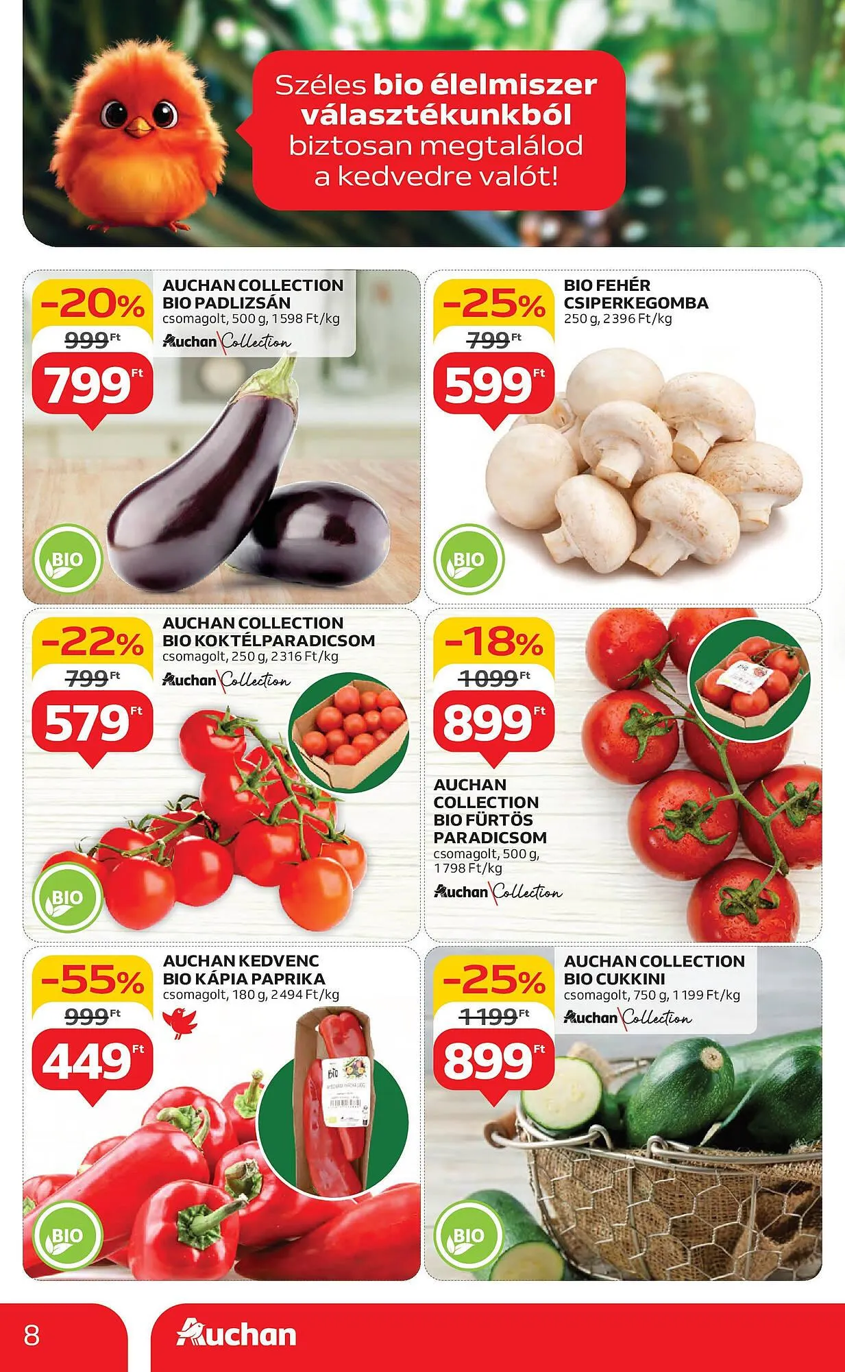 Katalógus Auchan akciós újság július 31.-tól augusztus 6.-ig 2025. - Oldal 8