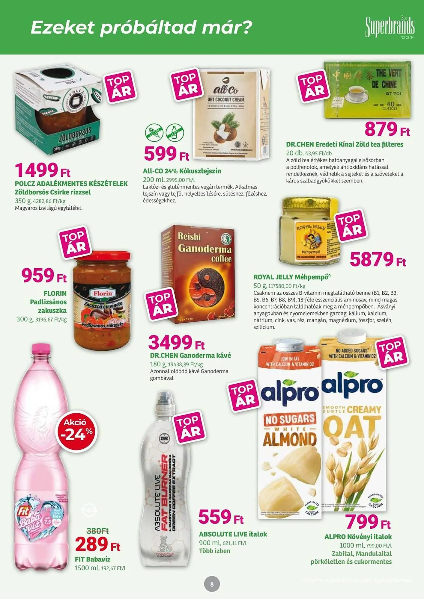 Katalógus Herbaház akciós újság július 7.-tól augusztus 3.-ig 2025. - Oldal 8