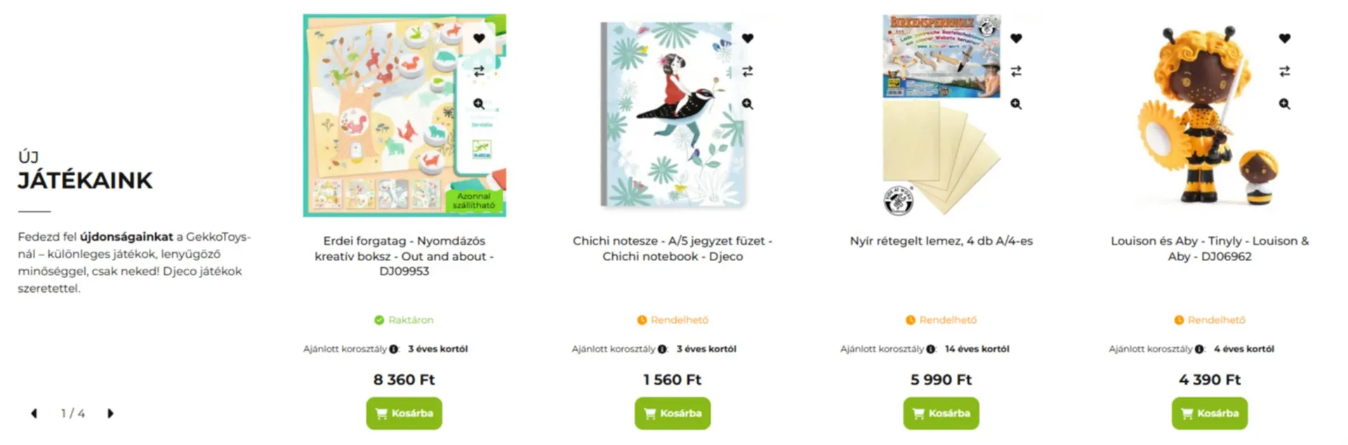 Katalógus GekkoToys akciós újság január 10.-tól január 15.-ig 2025. - Oldal 1