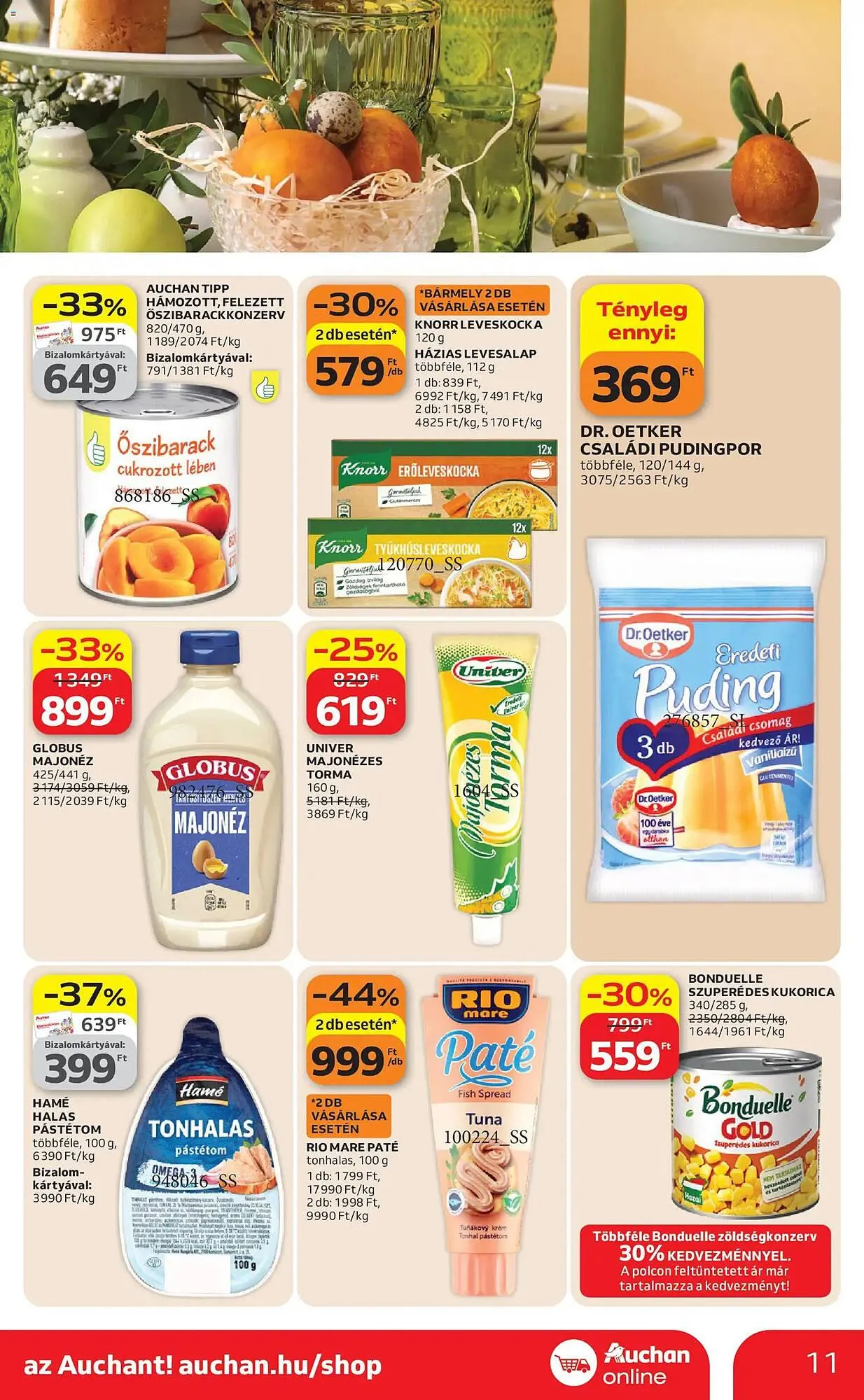 Katalógus Auchan akciós újság március 26.-tól április 8.-ig 2026. - Oldal 11
