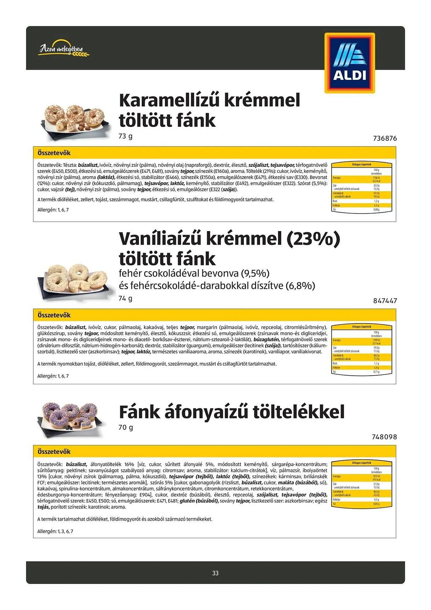 Katalógus ALDI akciós újság november 3.-tól május 12.-ig 2026. - Oldal 33