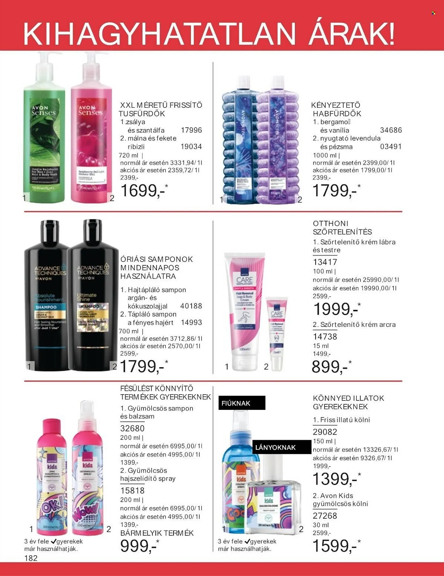 Katalógus AVON akciós újság július 1.-tól július 31.-ig 2025. - Oldal 182