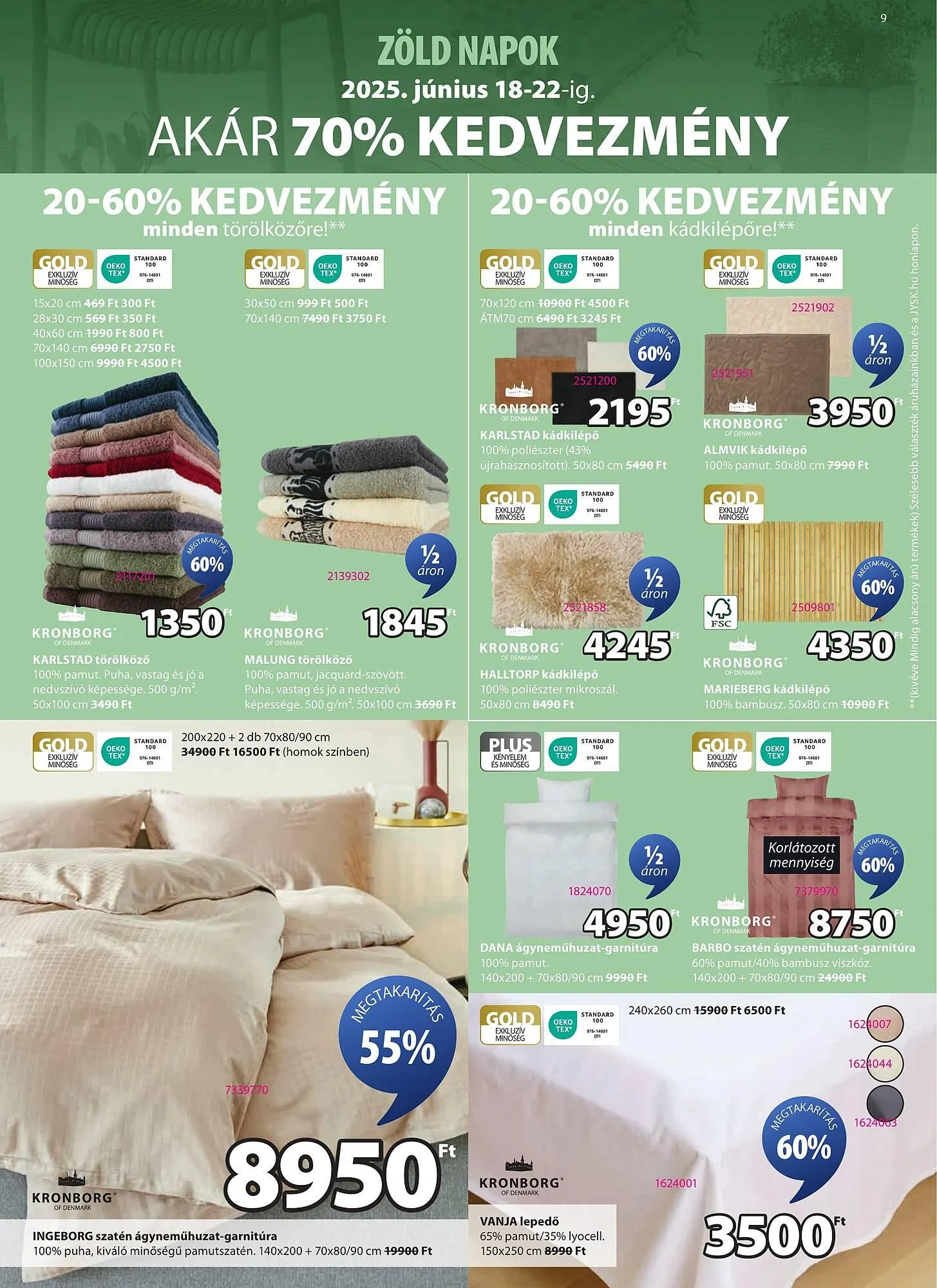 Katalógus JYSK akciós újság június 18.-tól július 29.-ig 2025. - Oldal 9