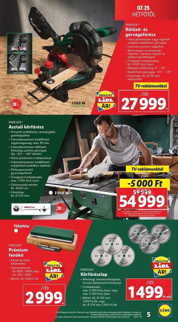 Katalógus Nonfood kínálatunk - 30. hét július 29.-tól július 31.-ig 2024. - Oldal 5