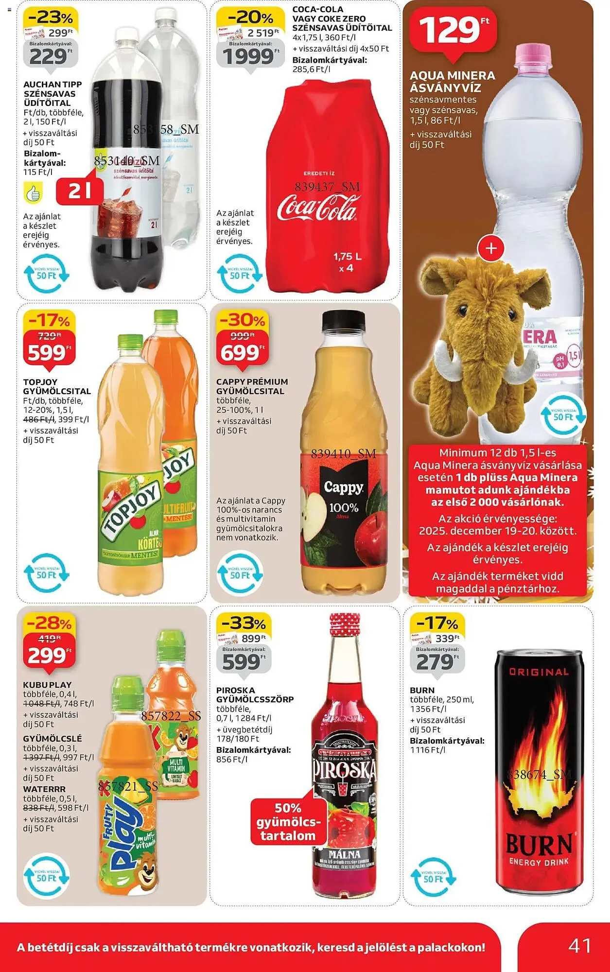Katalógus Auchan akciós újság december 18.-tól december 24.-ig 2025. - Oldal 41