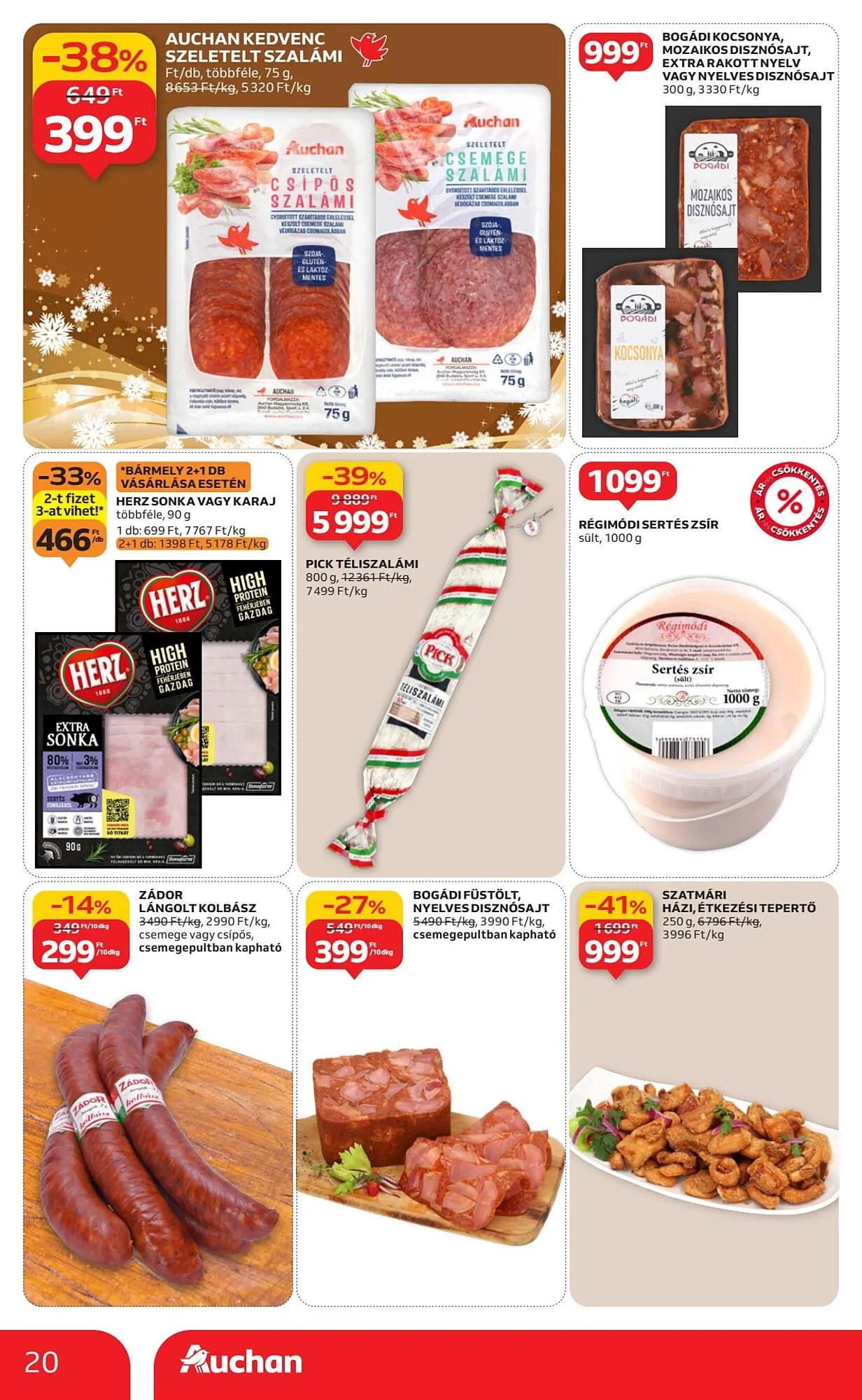 Katalógus Auchan akciós újság december 4.-tól december 10.-ig 2025. - Oldal 20