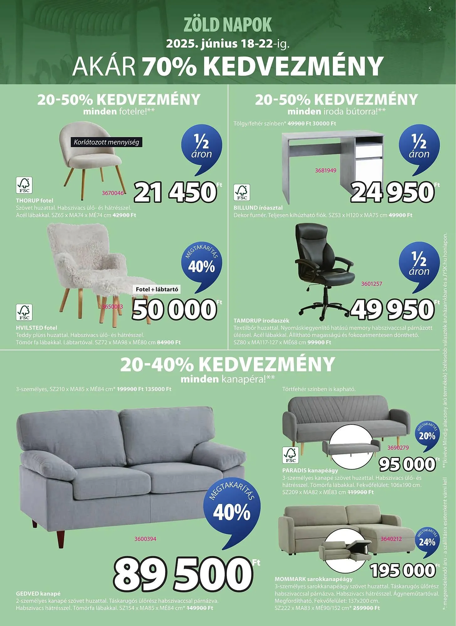Katalógus JYSK akciós újság június 18.-tól július 29.-ig 2025. - Oldal 5