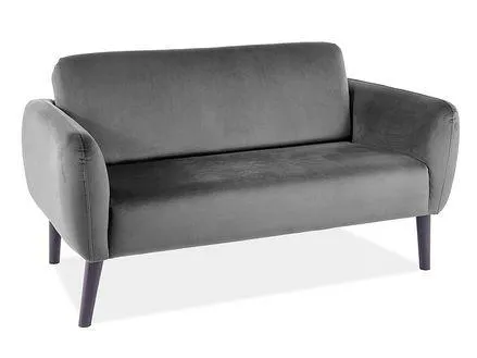 Kanapé Elsa Velvet Szürke Bluvel 14 / Wenge