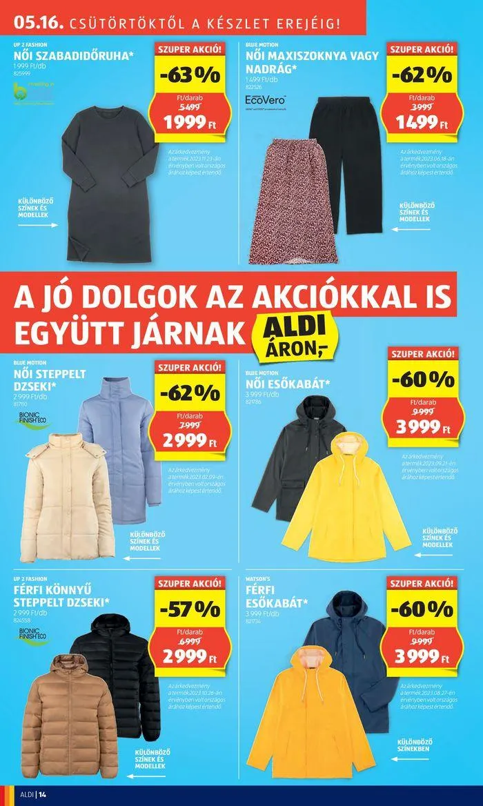 Katalógus Nyitás: Hajdúnánás, Kossuth utca 21. május 16.-tól május 20.-ig 2024. - Oldal 14