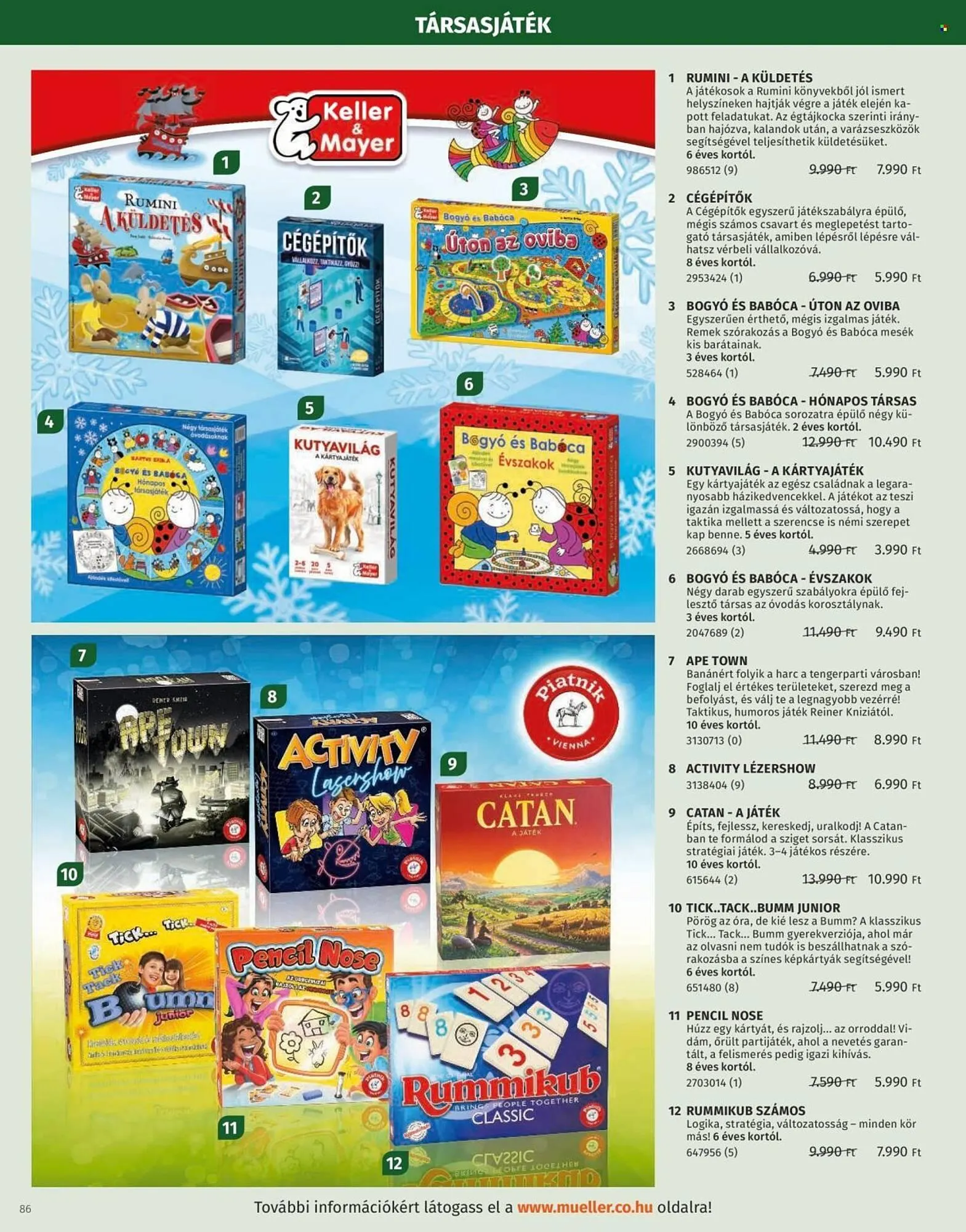 Katalógus Müller akciós újság október 27.-tól december 31.-ig 2025. - Oldal 86