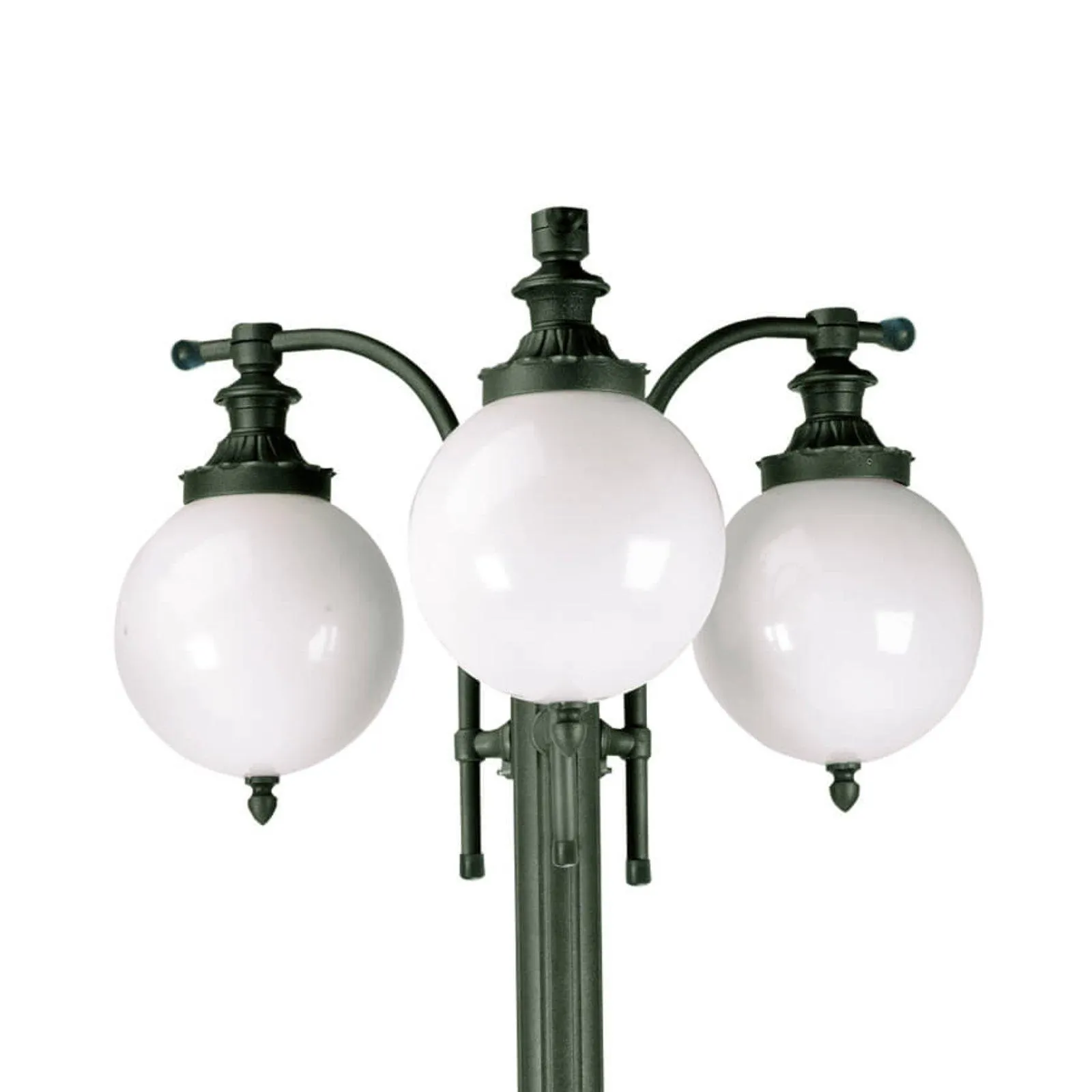 Madeira 3-lámpás sötétzöld kandeláber