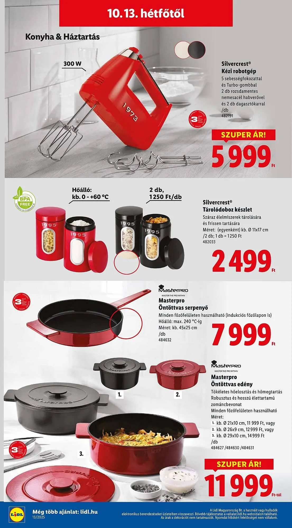 Katalógus Lidl akciós újság október 9.-tól október 15.-ig 2025. - Oldal 48