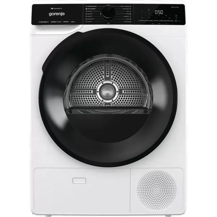 Gorenje DPNA92WIFI Hőszivattyús szárítógép A++ Energiaosztály, 9 kg, Zajszint: 64 dB, Inverter motor nélkül