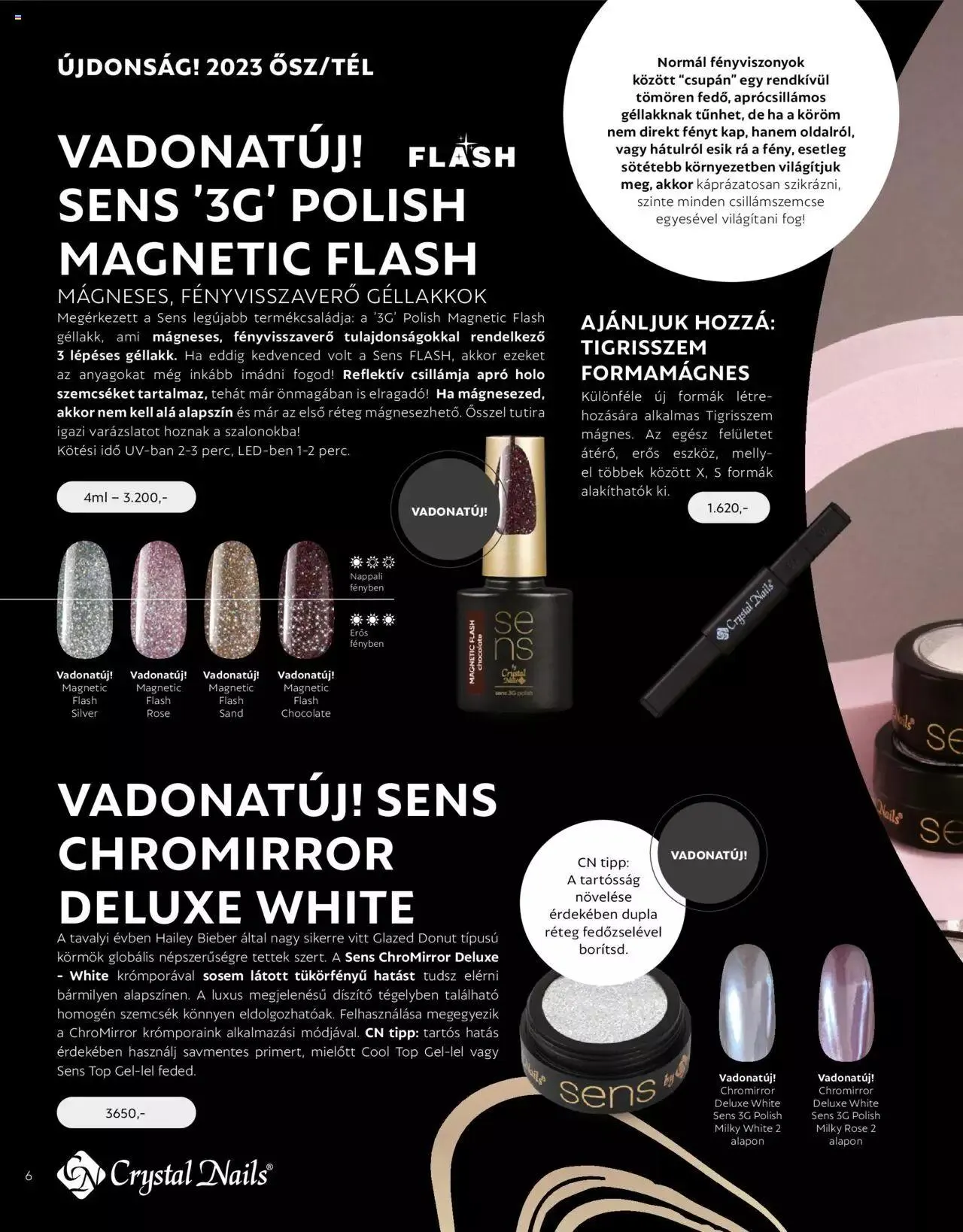 Katalógus Crystal Nails - Ősz/Tél katalógus 2023 szeptember 4.-tól december 31.-ig 2023. - Oldal 6