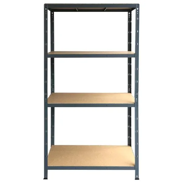 FÉMPOLC 4 FA POLCCAL PORFESTETT SZÜRKE 180X90X43CM TEHERBÍRÁS:120KG/POLC ÖSSZTEHERBÍRÁS:480KG