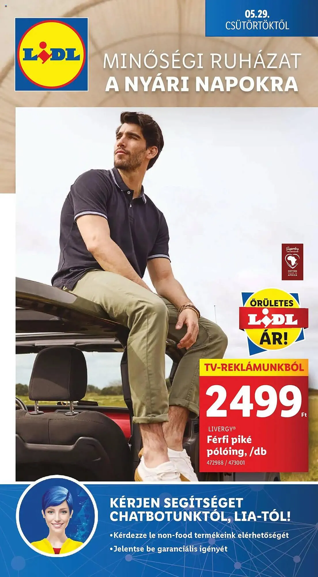 Katalógus Lidl akciós újság május 29.-tól június 4.-ig 2025. - Oldal 1