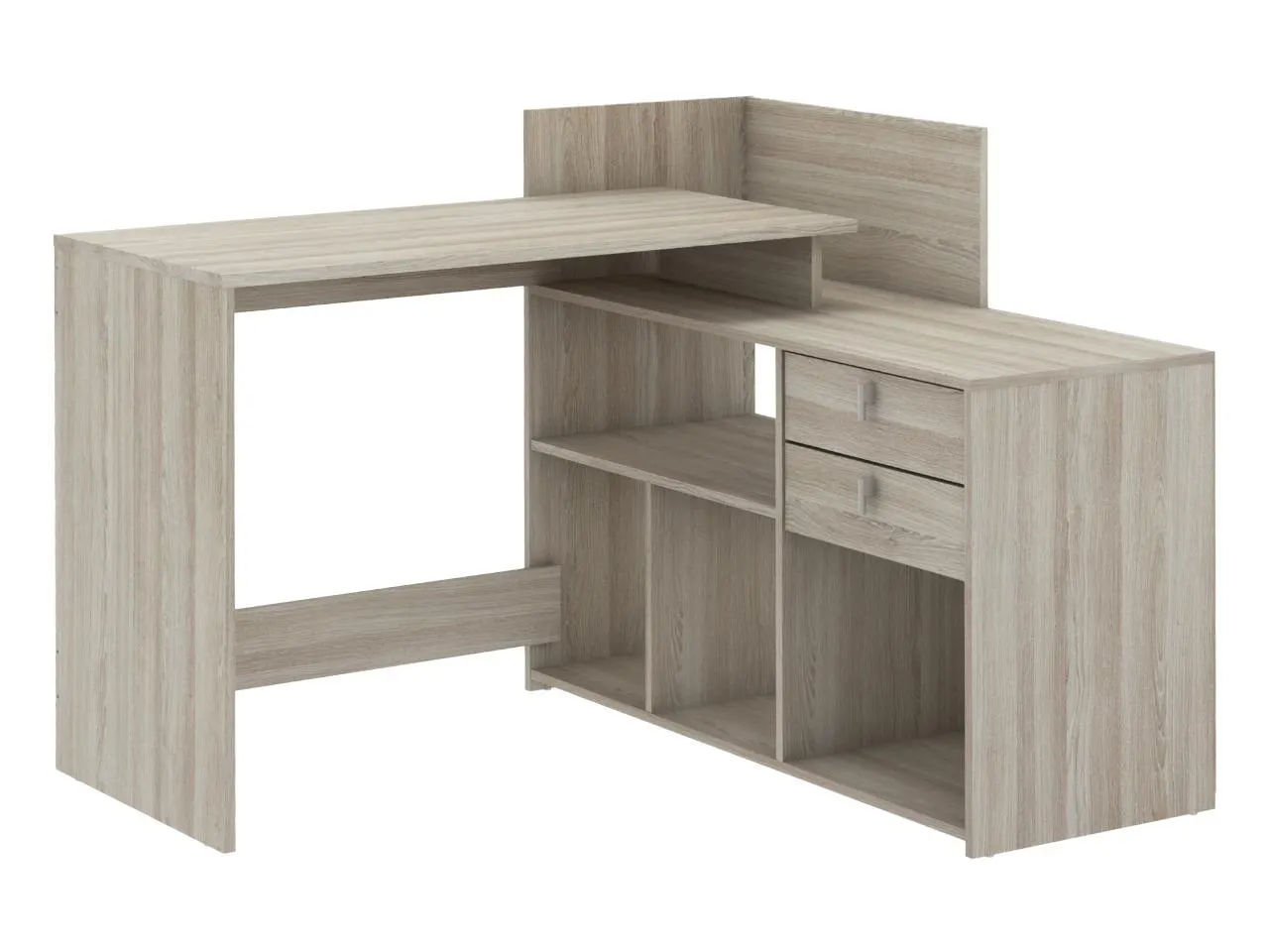 FOR-Vista polcos sarok íróasztal fiókokkal