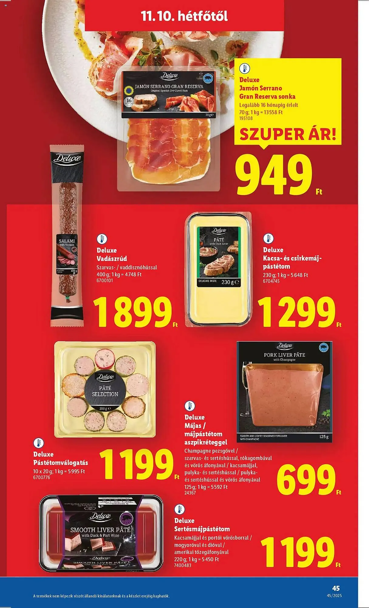 Katalógus Lidl akciós újság november 6.-tól november 12.-ig 2025. - Oldal 45