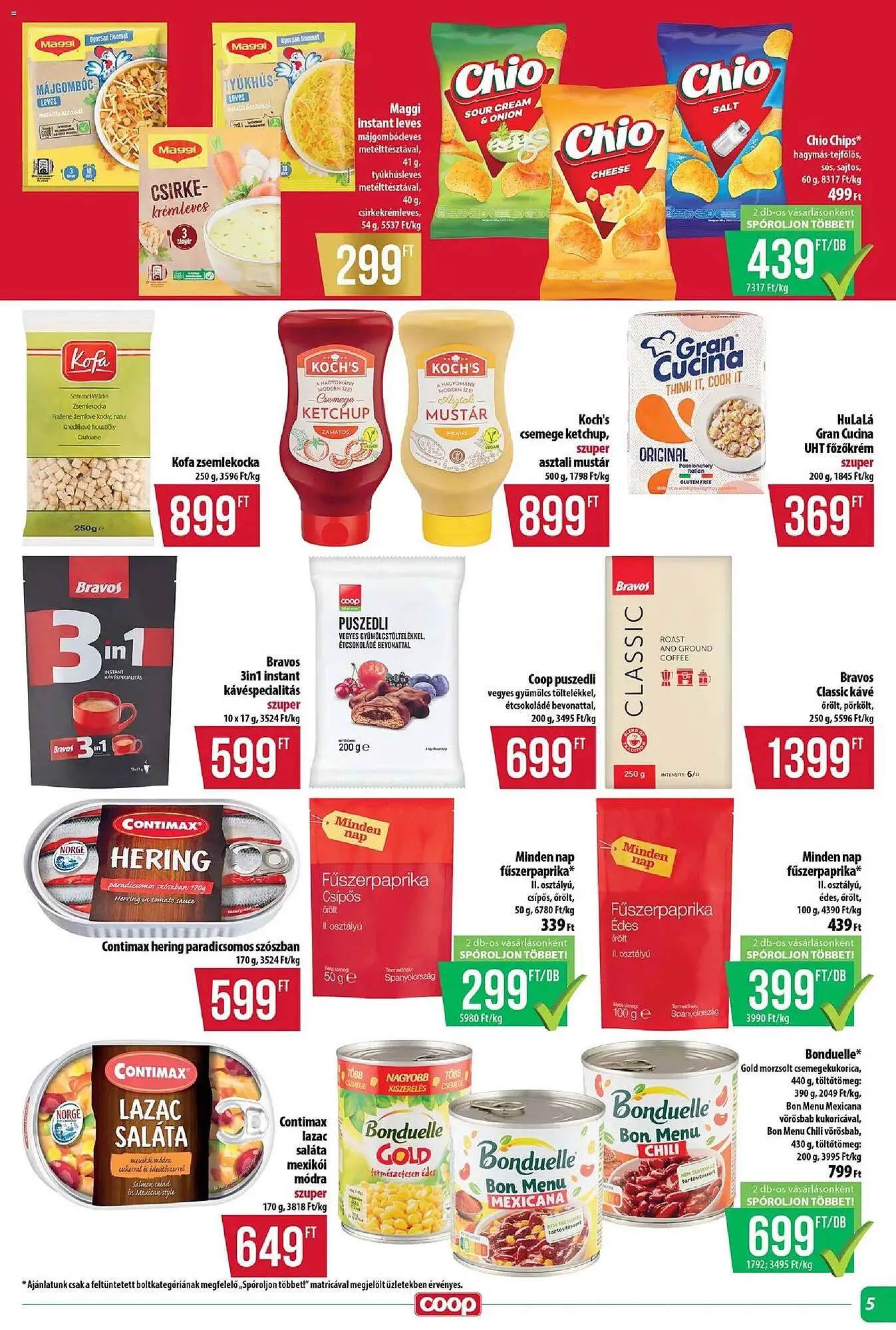 Katalógus Coop akciós újság január 22.-tól január 28.-ig 2026. - Oldal 5