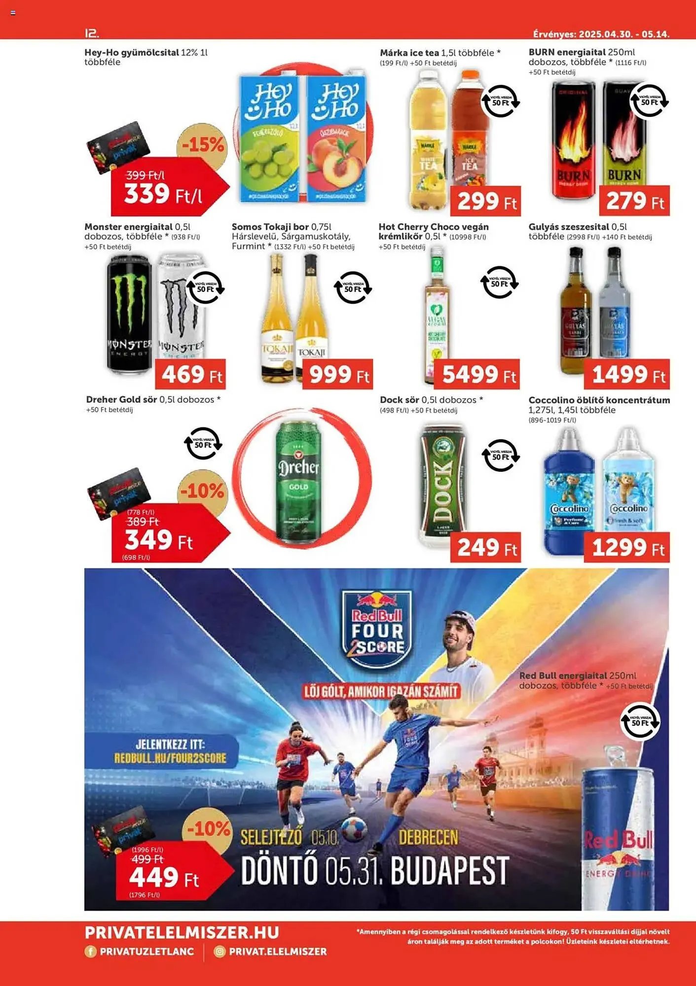Katalógus PRIVÁT akciós újság április 30.-tól május 14.-ig 2025. - Oldal 12