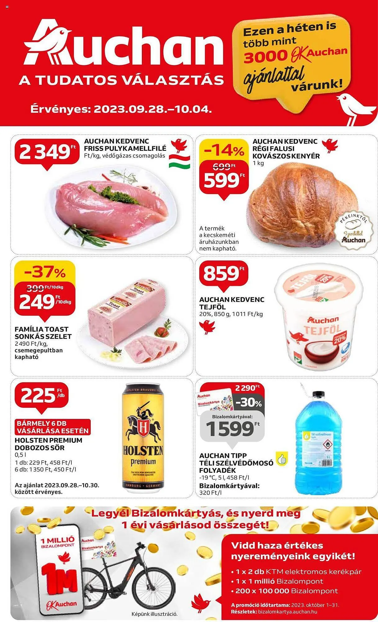 Katalógus Auchan akciós újság szeptember 28.-tól október 4.-ig 2023. - Oldal 1