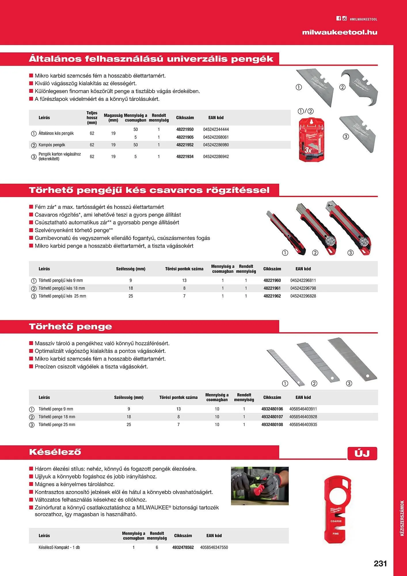 Katalógus Milwaukeetool akciós újság augusztus 14.-tól december 31.-ig 2024. - Oldal 231