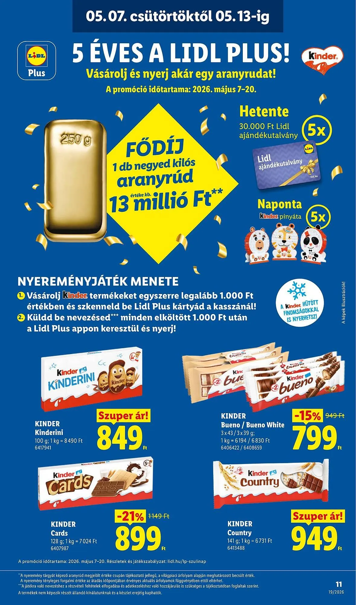 Katalógus Lidl akciós újság május 7.-tól május 13.-ig 2026. - Oldal 11