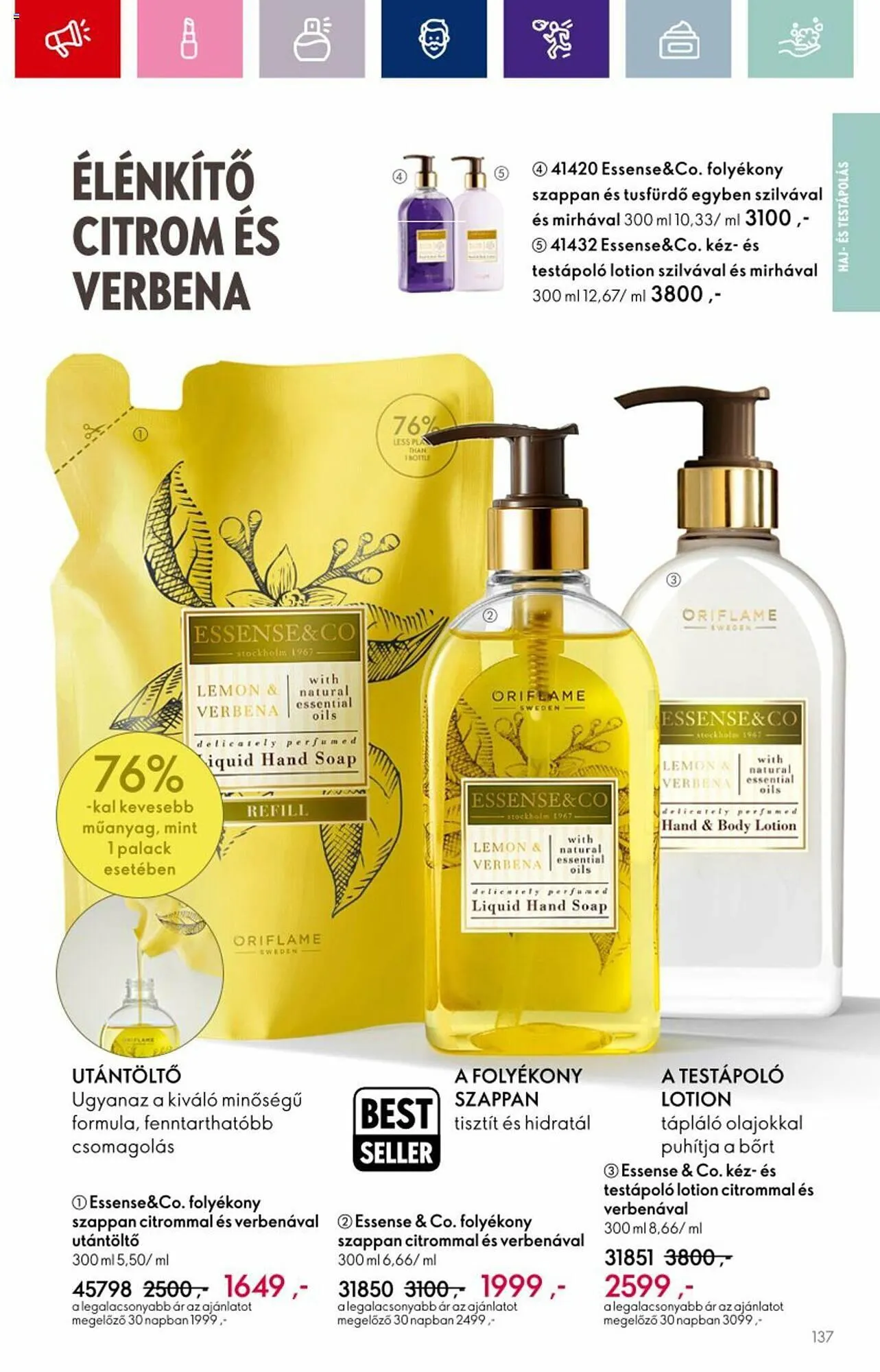 Katalógus Oriflame akciós újság augusztus 30.-tól szeptember 19.-ig 2023. - Oldal 137