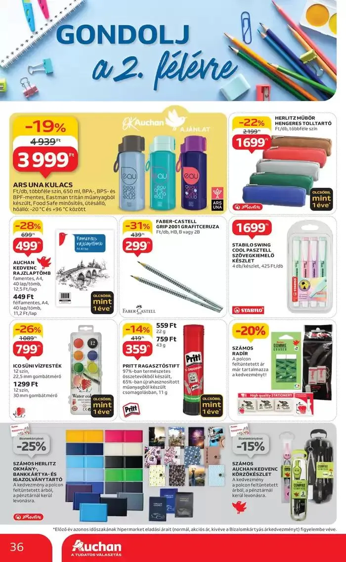 Katalógus Catalog Auchan január 6.-tól január 15.-ig 2025. - Oldal 36