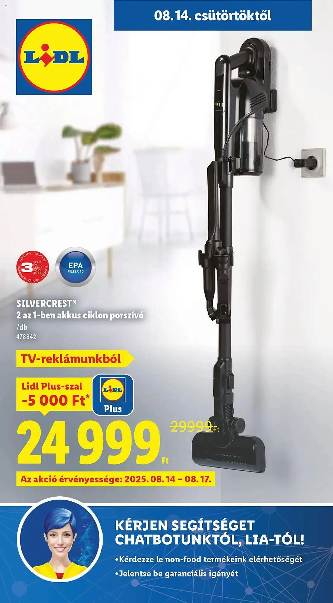 Katalógus Lidl akciós újság augusztus 14.-tól augusztus 20.-ig 2025. - Oldal 1