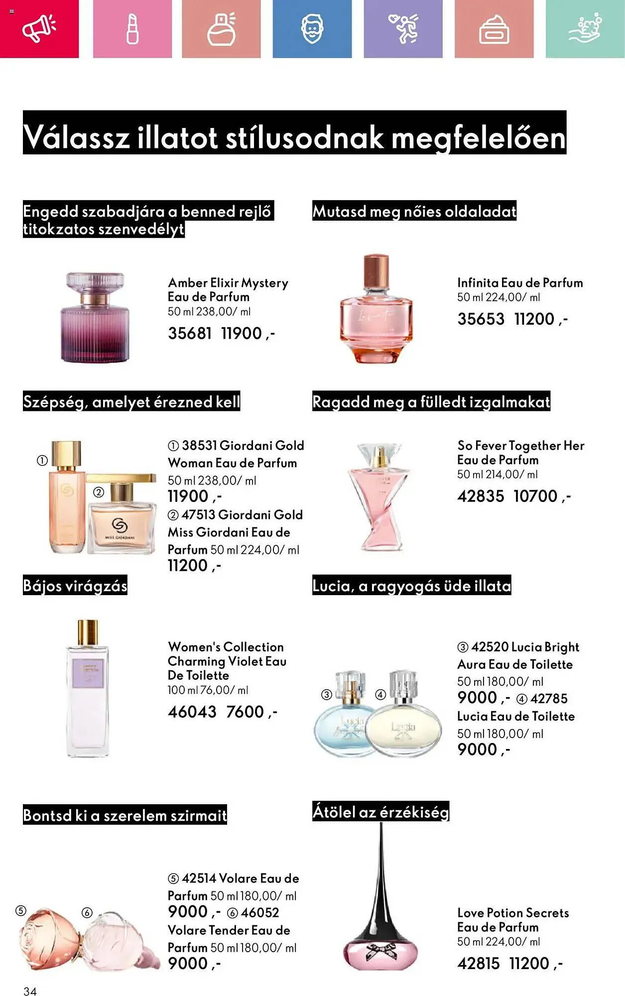 Katalógus Oriflame akciós újság április 13.-tól május 3.-ig 2025. - Oldal 34