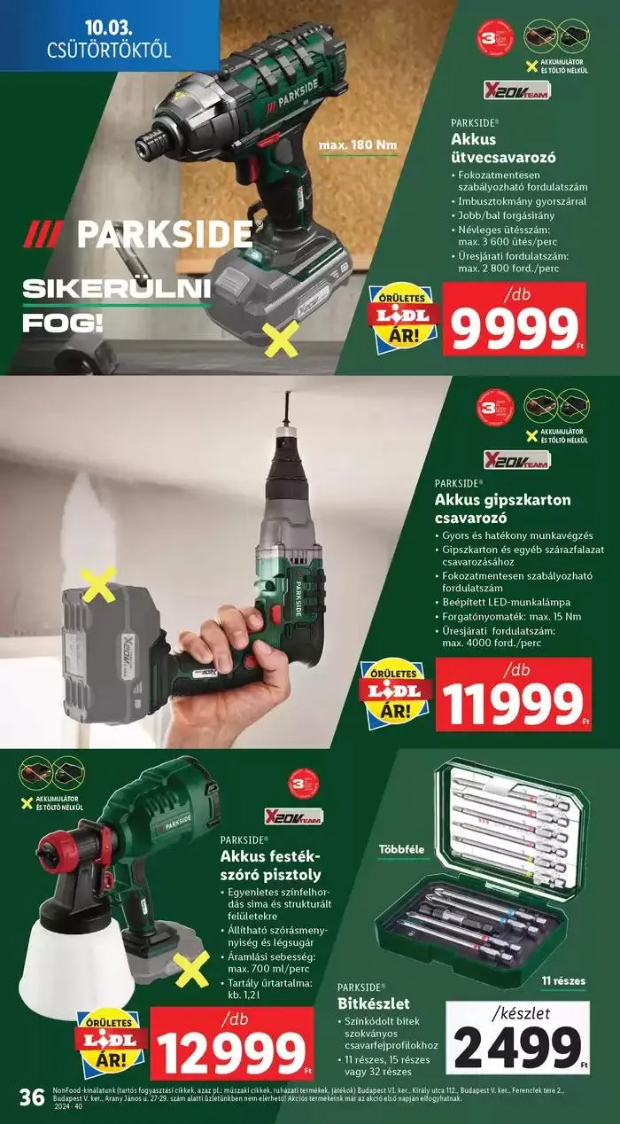 Katalógus Akciós újság – 40. hét október 3.-tól október 9.-ig 2024. - Oldal 36