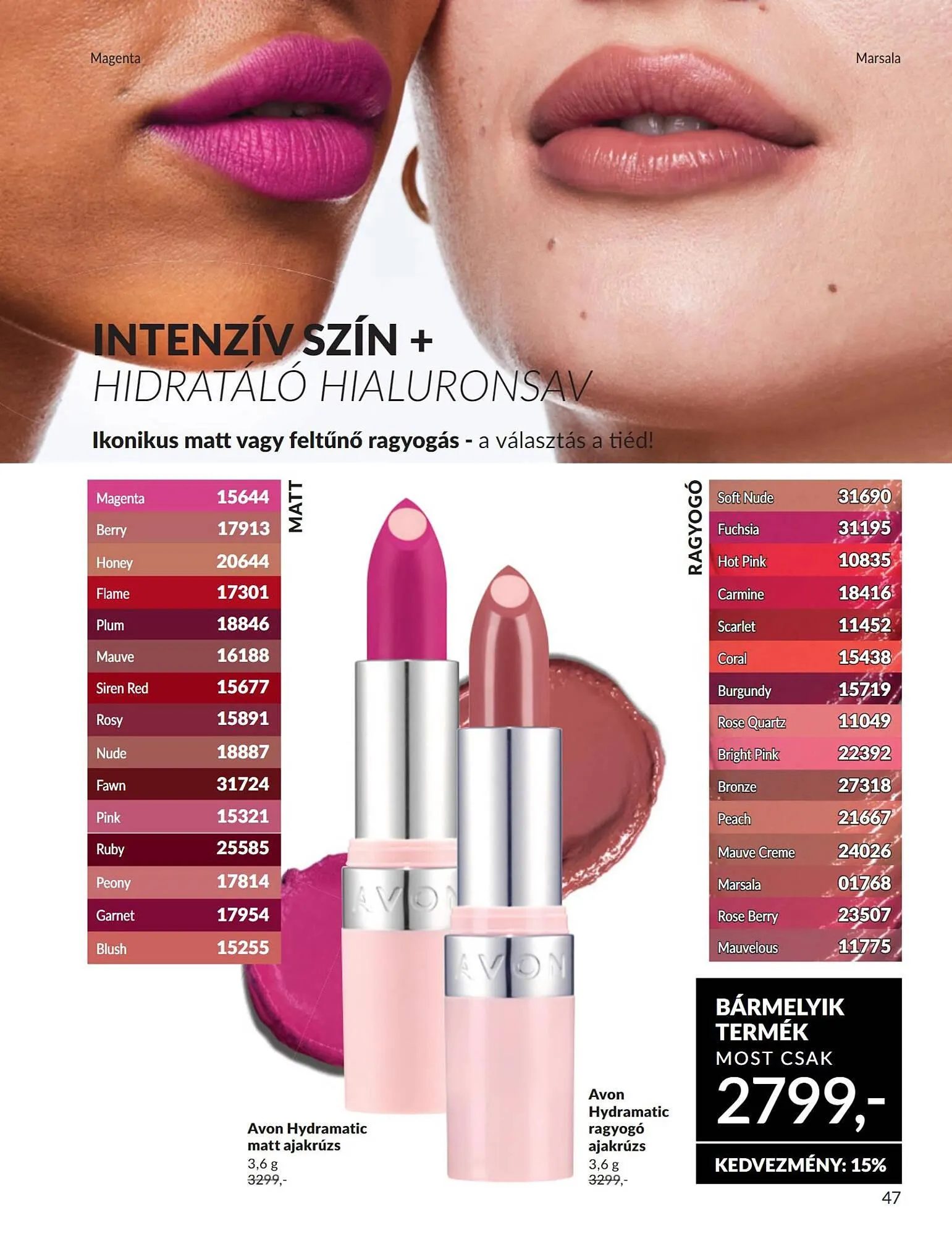 Katalógus AVON akciós újság március 1.-tól március 31.-ig 2025. - Oldal 47