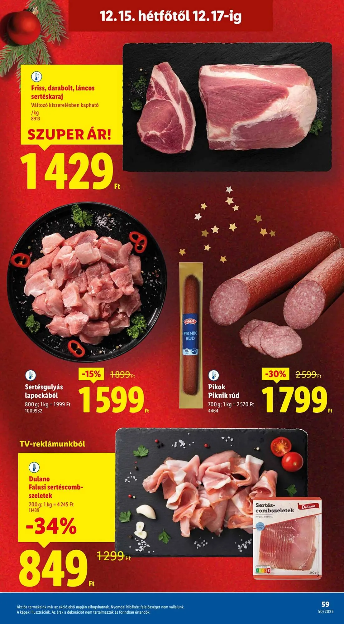 Katalógus Lidl akciós újság december 11.-tól december 17.-ig 2025. - Oldal 59