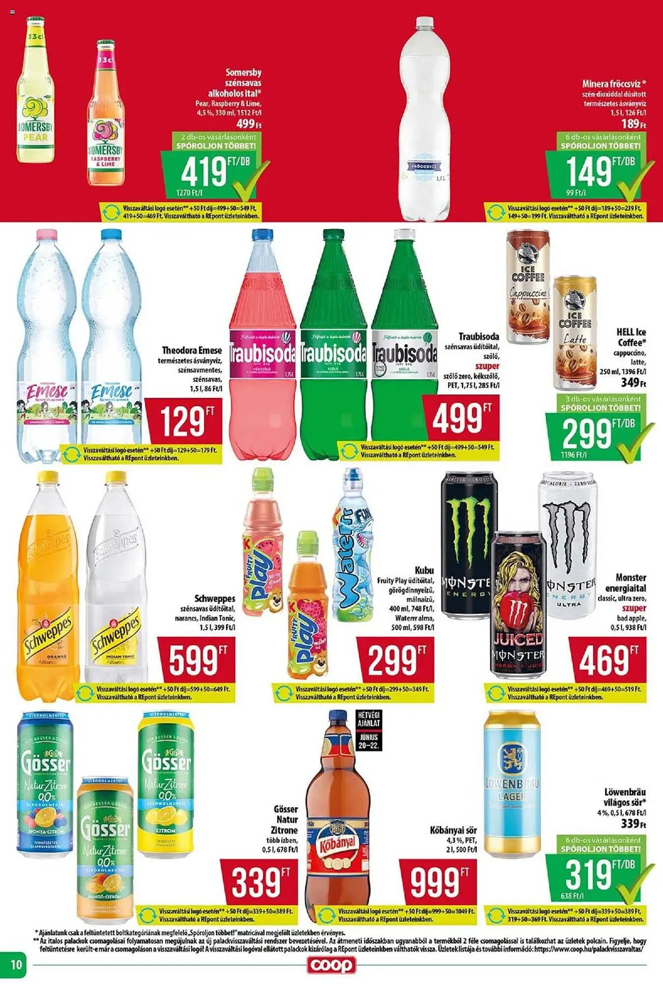 Katalógus Coop akciós újság június 19.-tól június 25.-ig 2025. - Oldal 10