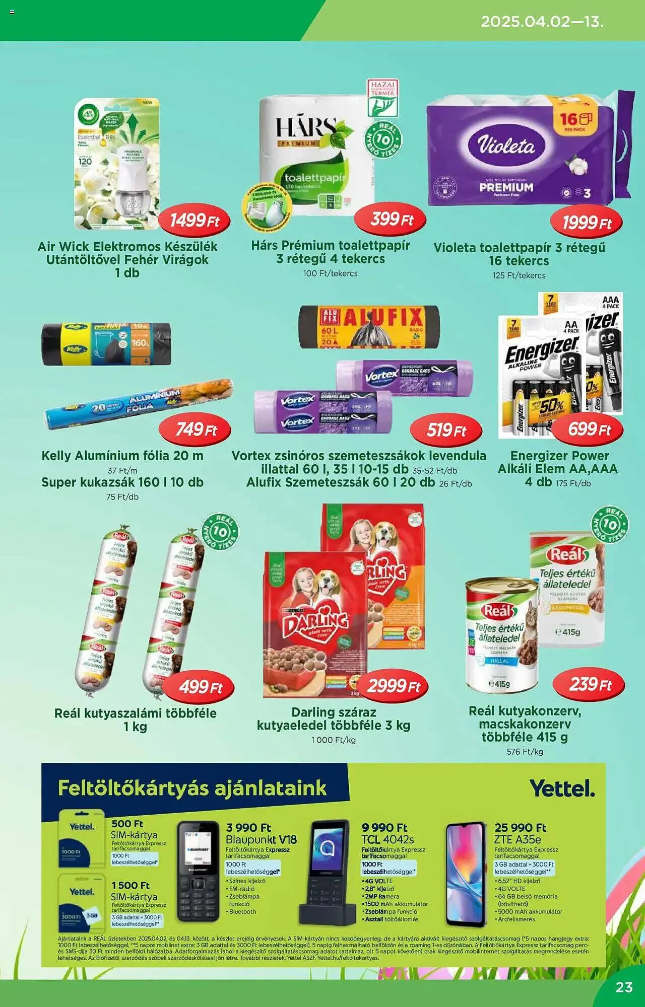 Katalógus Real akciós újság április 2.-tól április 13.-ig 2025. - Oldal 23
