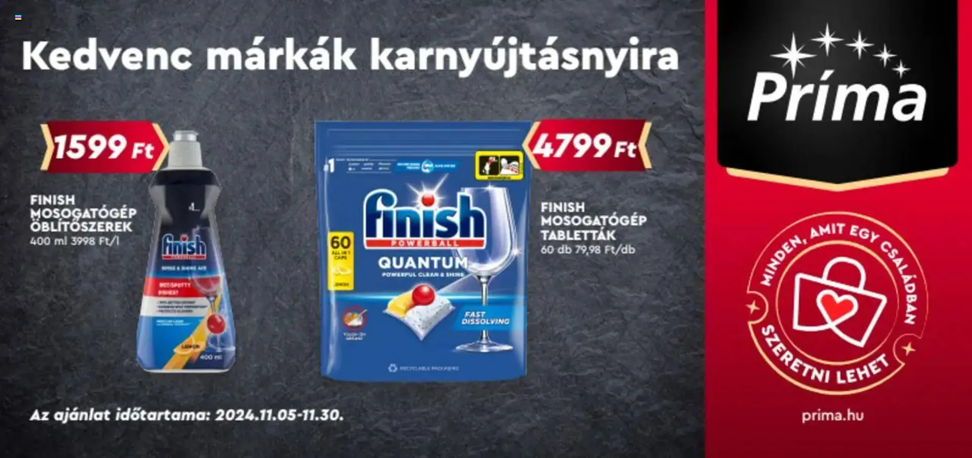 Katalógus Príma akciós újság november 5.-tól november 30.-ig 2024. - Oldal 1