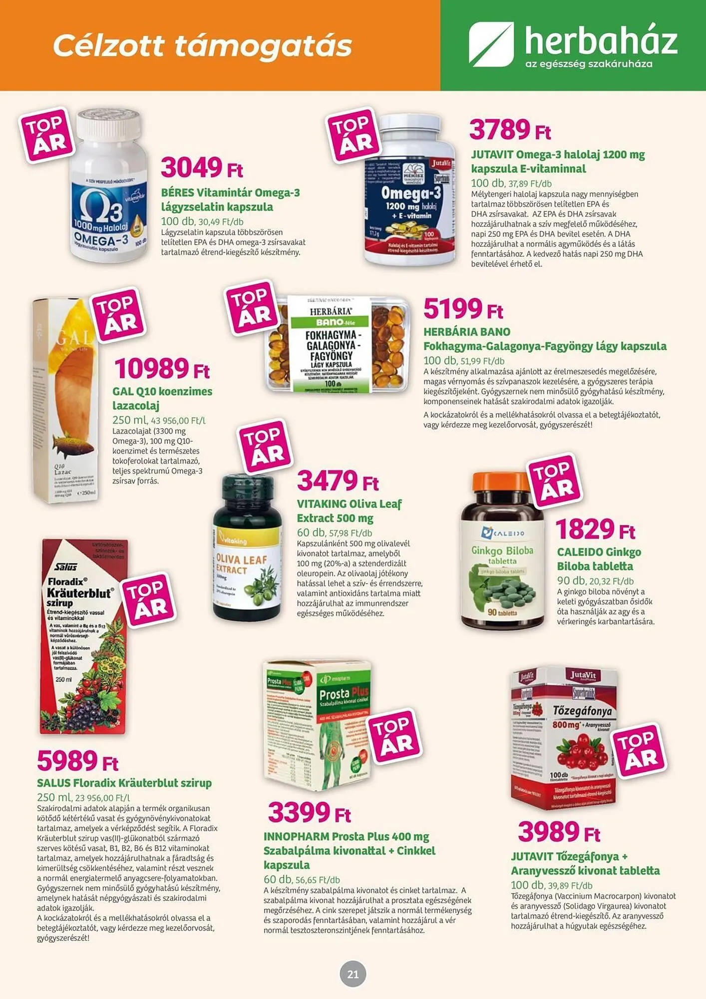 Katalógus Herbaház akciós újság február 2.-tól március 3.-ig 2026. - Oldal 21