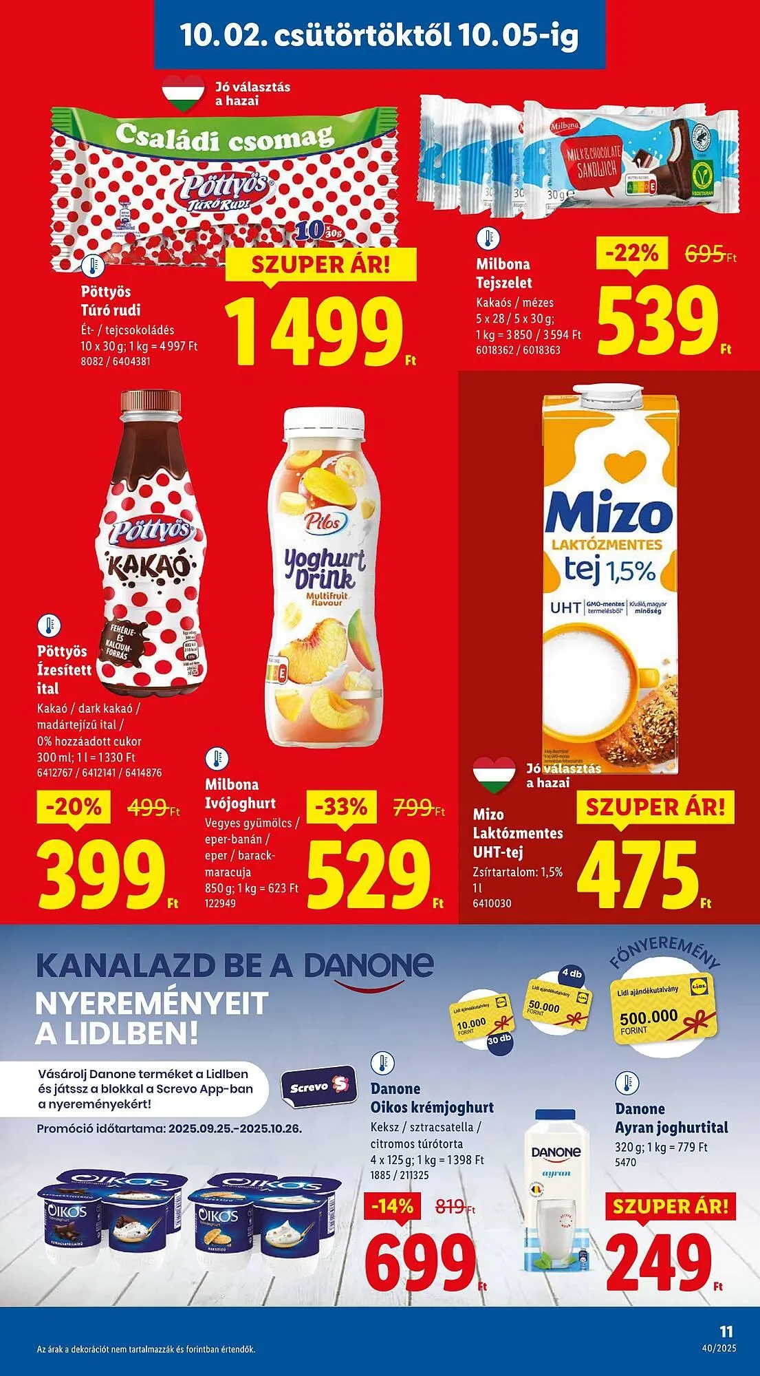 Katalógus Lidl akciós újság október 2.-tól október 8.-ig 2025. - Oldal 11