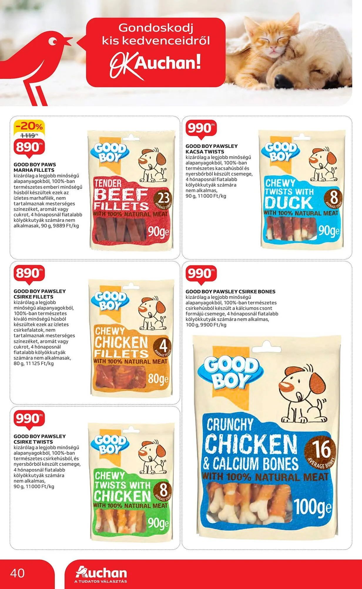 Katalógus Auchan akciós újság március 20.-tól március 26.-ig 2025. - Oldal 40