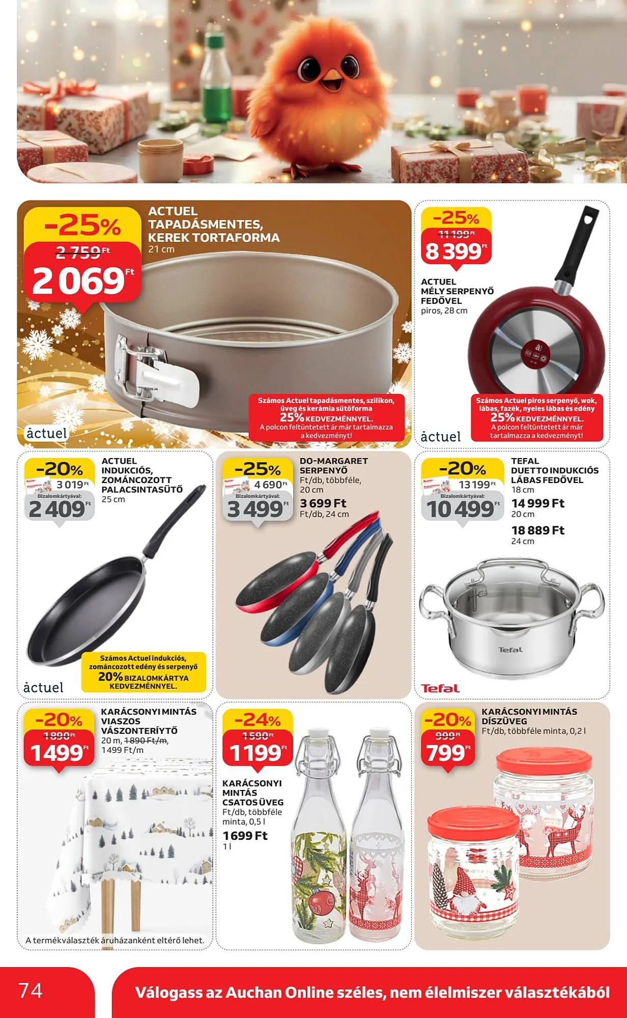 Katalógus Auchan akciós újság december 4.-tól december 10.-ig 2025. - Oldal 74