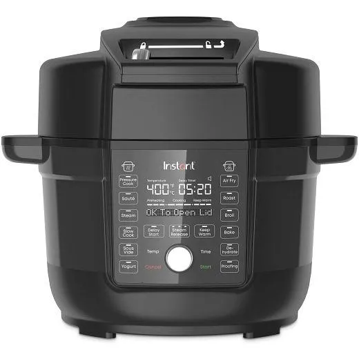 Instant Pot Duo Crisp 6,2 l-es Multi-Cooker és Air Fryer, Ultimate fedővel