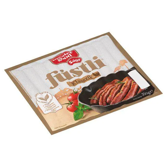 Sága Füstli Klasszik füst ízesítésű virsli csirkehúsból 350 g