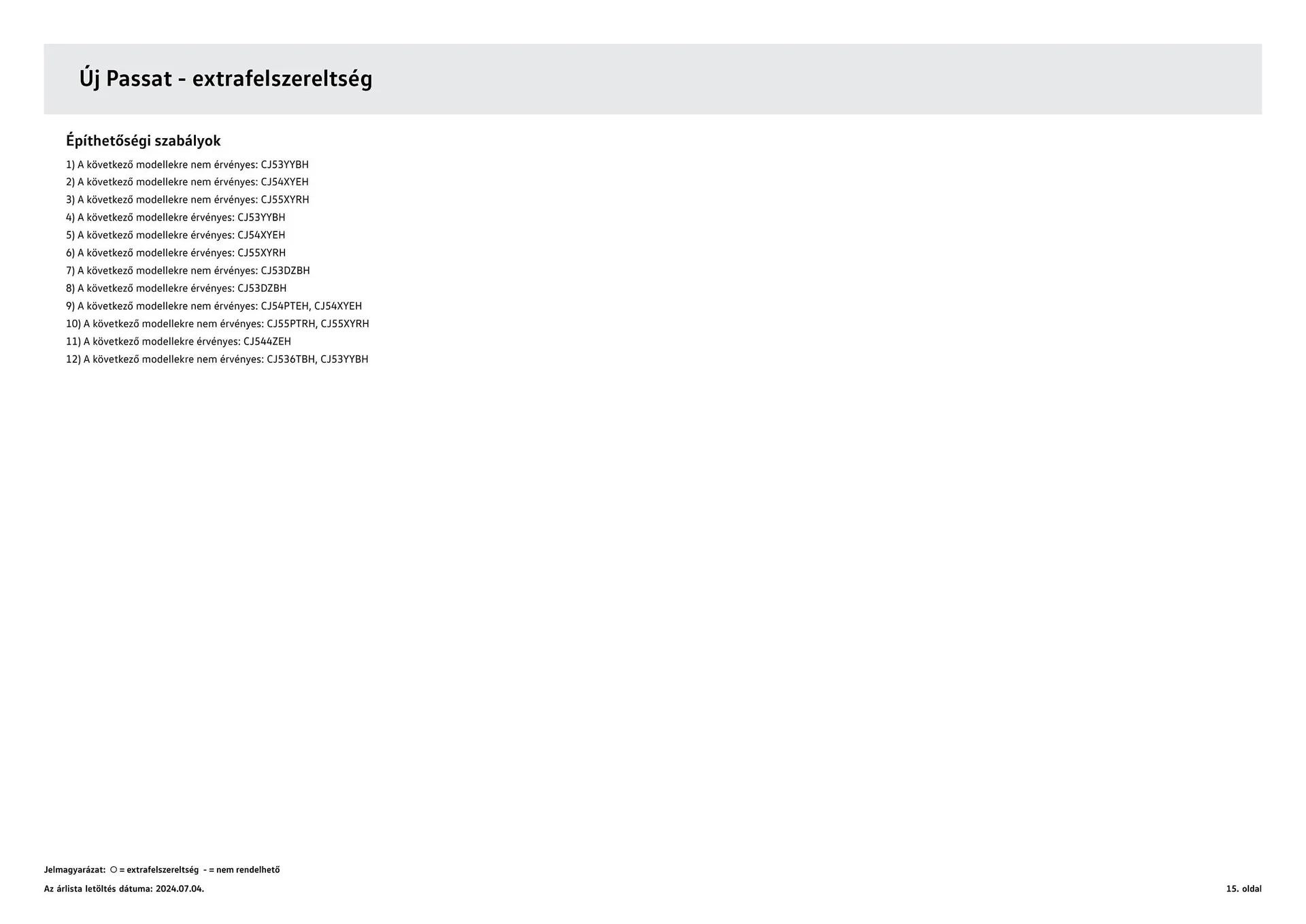 Katalógus Volkswagen Passat akciós újság július 4.-tól július 3.-ig 2025. - Oldal 15