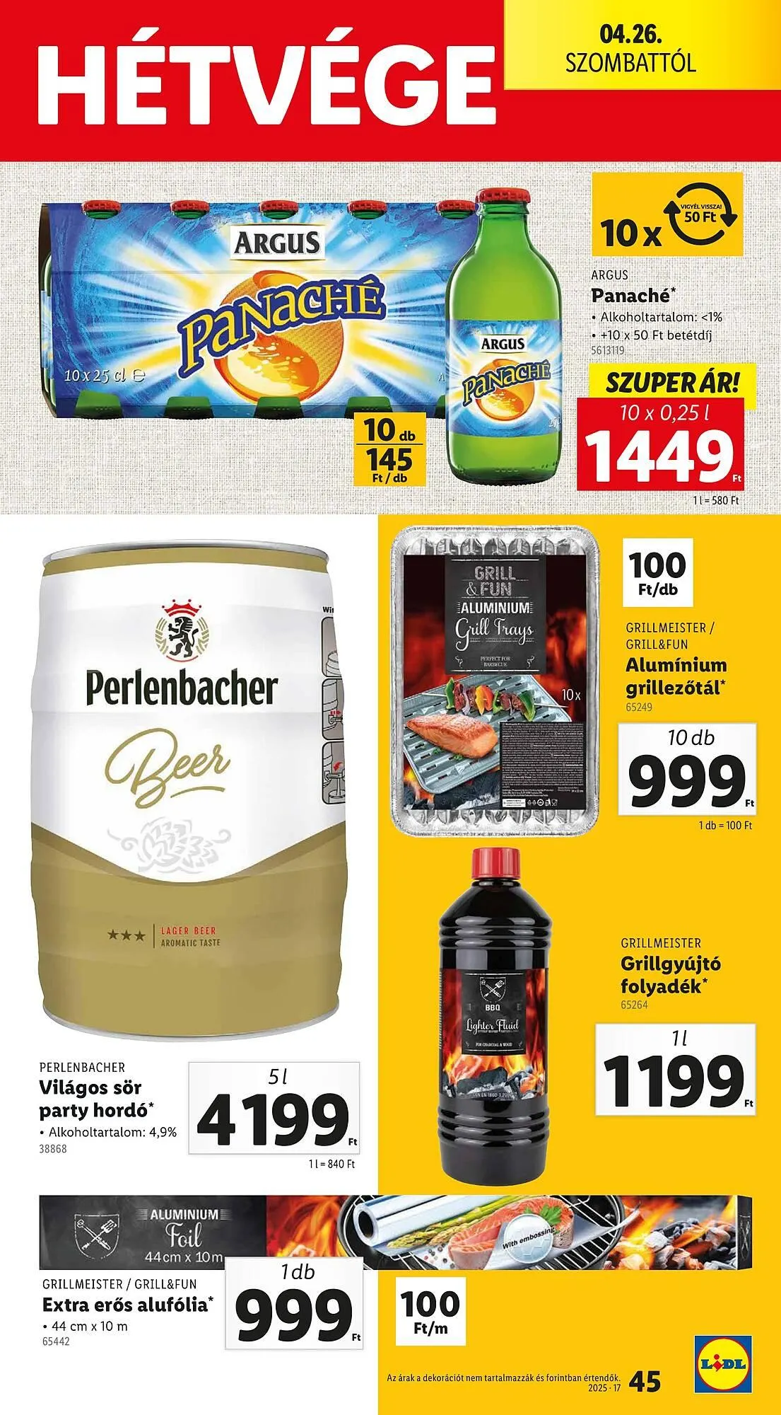 Katalógus Lidl akciós újság április 24.-tól április 29.-ig 2025. - Oldal 45